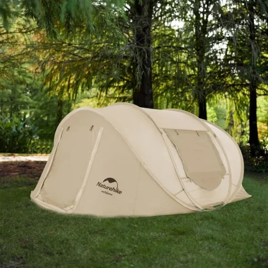 Naturehike 3-4 hand pop up automatic tent - Cream (280*200*120)